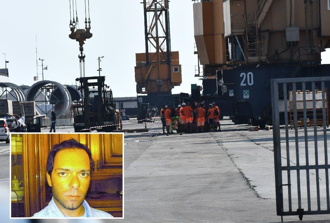 Il luogo in cui è accaduto l'incidente. Nel riquadro, Alessandro Lorenzani