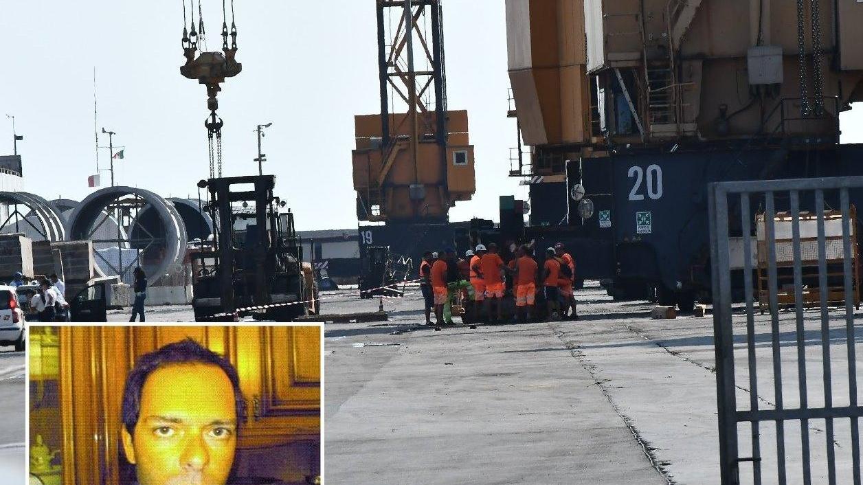 Il luogo in cui è accaduto l'incidente. Nel riquadro, Alessandro Lorenzani