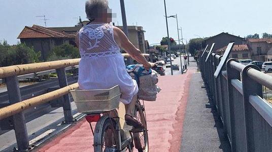 Non era sulla ciclabile risarcita solo al 50%