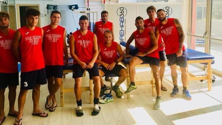 Per la San Marco non solo pallone: allenamenti anche tra piscina e palestra
