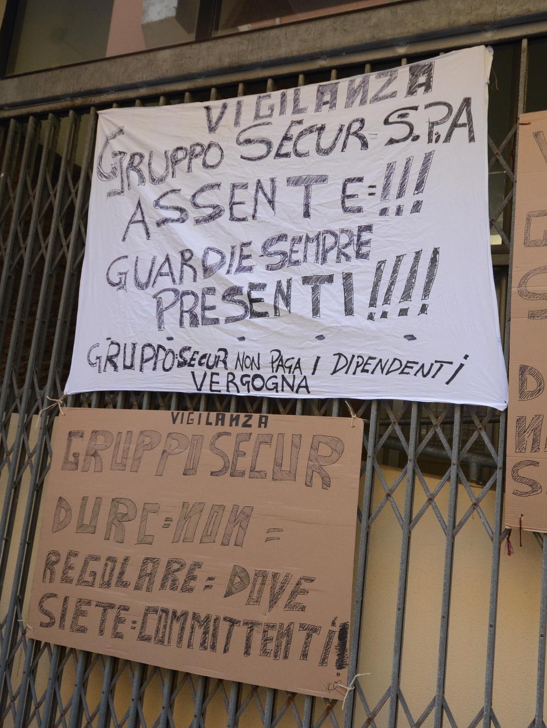 Sassari, “parcheggiati” e senza paga 47 vigilanti ex Secur 
