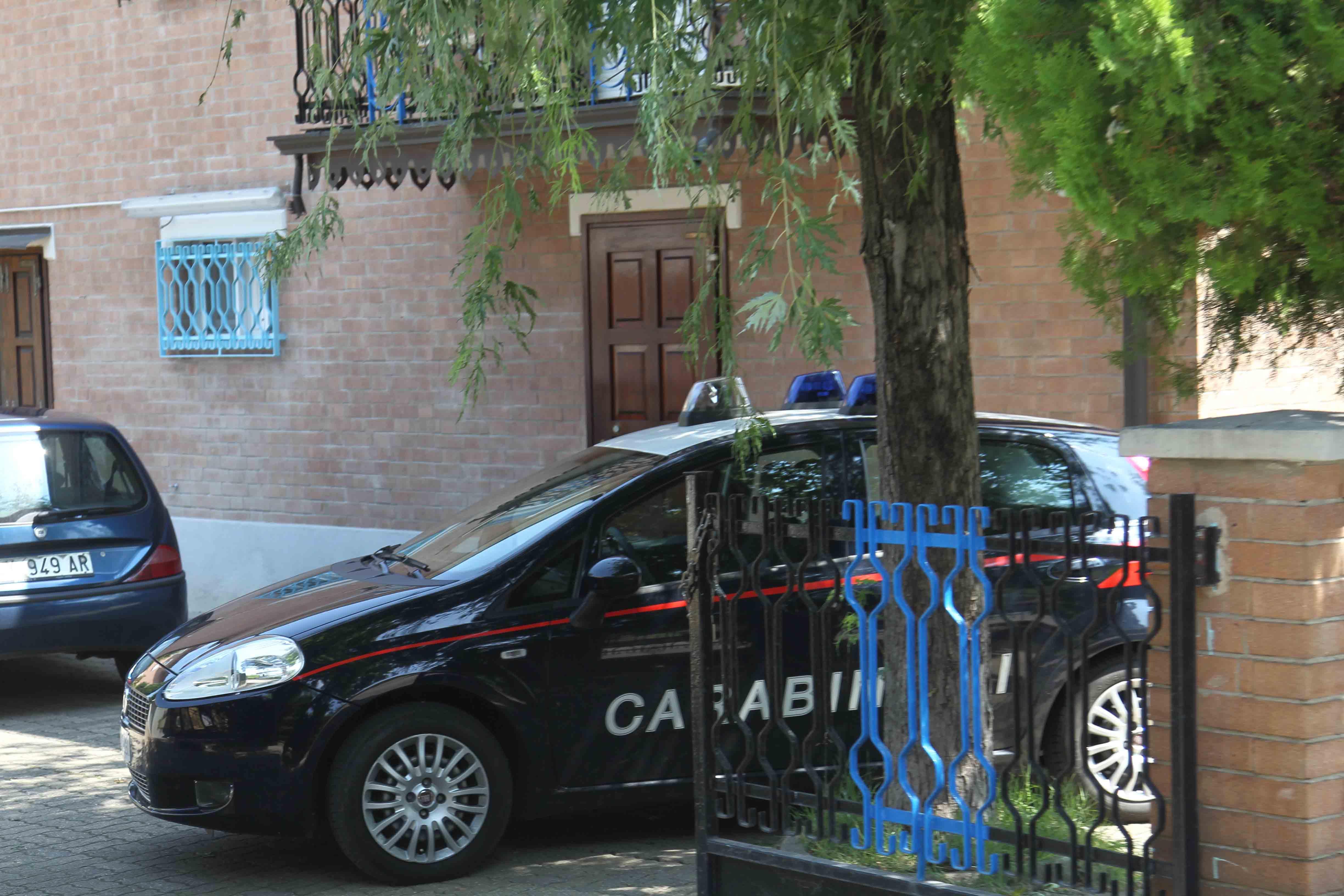 Una pattuglia di carabinieri di Cavriago