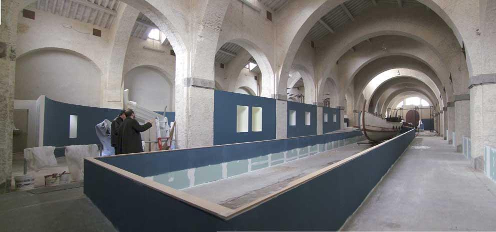 Il centro di restauro delle antiche navi romane 