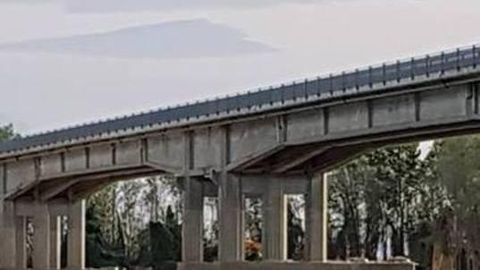 Il ponte fra Boretto e Viadana sul quale ha lanciato l'allarme Codacons