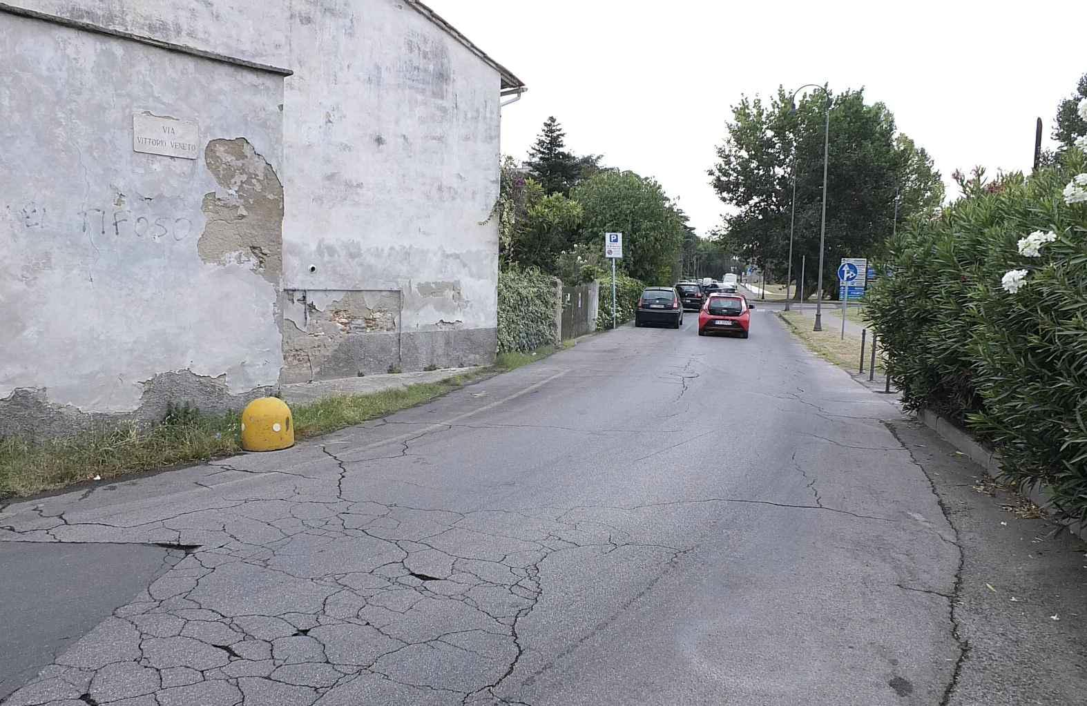 La zona dell'incidente (foto Renzullo/Muzzi)