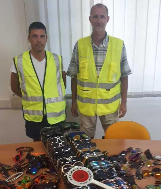 Occhiali Ray Ban e Gucci contraffatti
