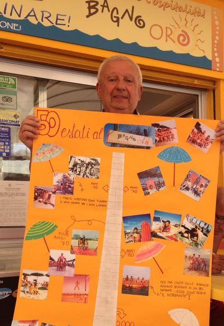 Da 50 anni al Bagno Oro Grande festa per Maietti