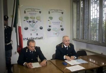 La conferenza stampa della polizia per l’operazione “Rain Man”