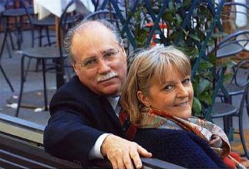 Marco Brancoli con la moglie Gabriella
