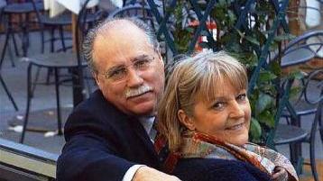 Marco Brancoli con la moglie Gabriella