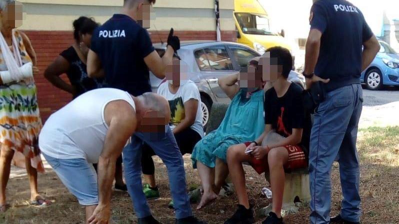 La signora dopo l'aggressione