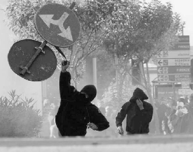 Gli incidenti di sabato scorso