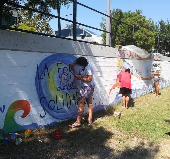 Al parco giochi un murale per aiutare il Mato Grosso 