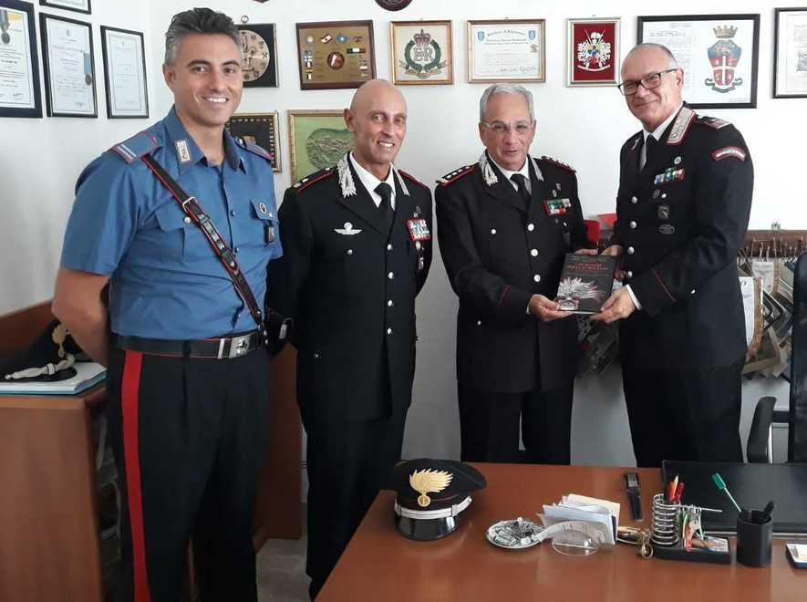 Il generale Visone in visita 