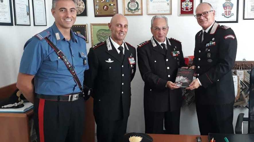 Il generale Visone in visita