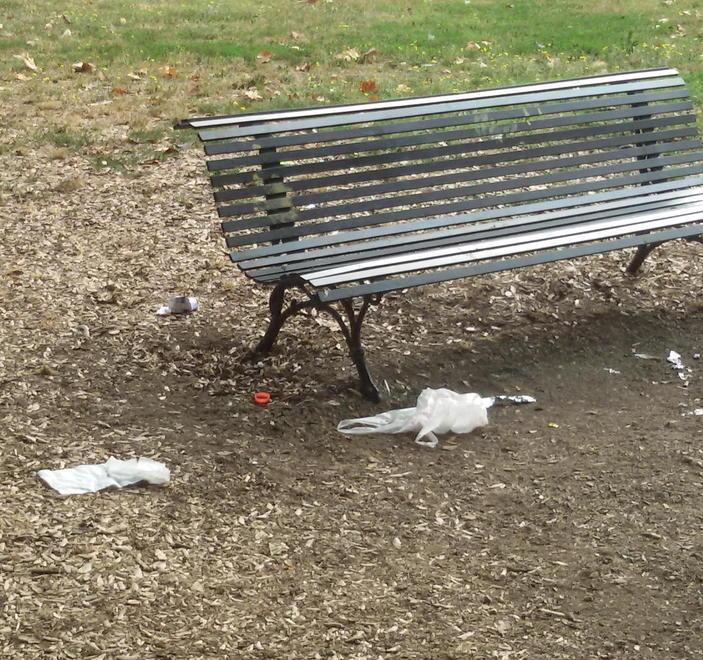 Le foto del degrado sui baluardi tra bottiglie ed escrementi 