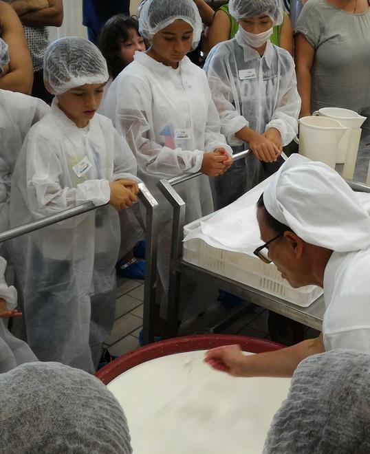 I bambini diventano casari per un giorno 