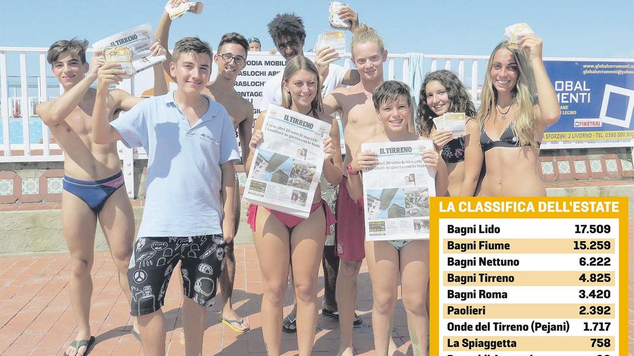 Vota il bagno dell'estate, Lido in fuga verso il triplete. Ma i Fiume tentano la rimonta: la classifica provvisoria