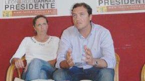 <strong>CANDIDATO. </strong>Marras con Alessandra Sensini