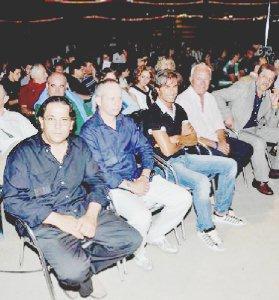 Uno scorcio del pubblico che ha assistito alla serata degli Oscar