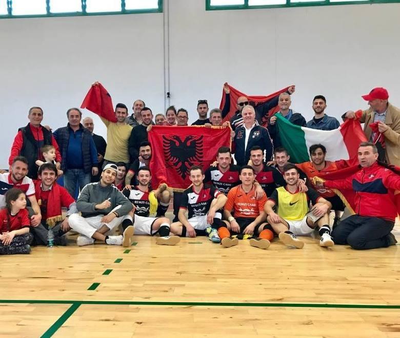 Solimene e Trimi allo Shqiponja