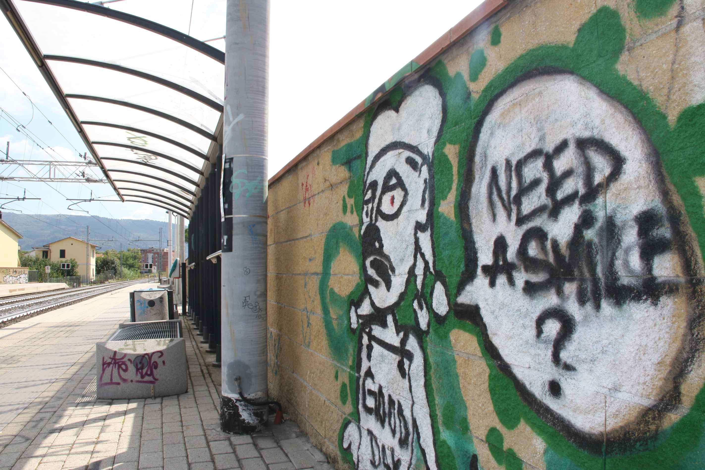 La stazione ferroviaria di Borgonuovo