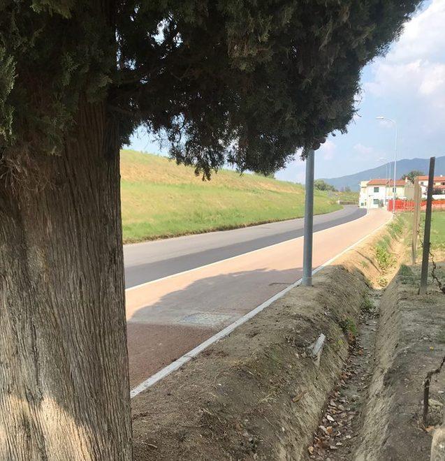 Marciapiede con ciclabile da Riglione a Pierdicino