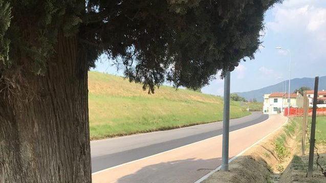 Marciapiede con ciclabile da Riglione a Pierdicino
