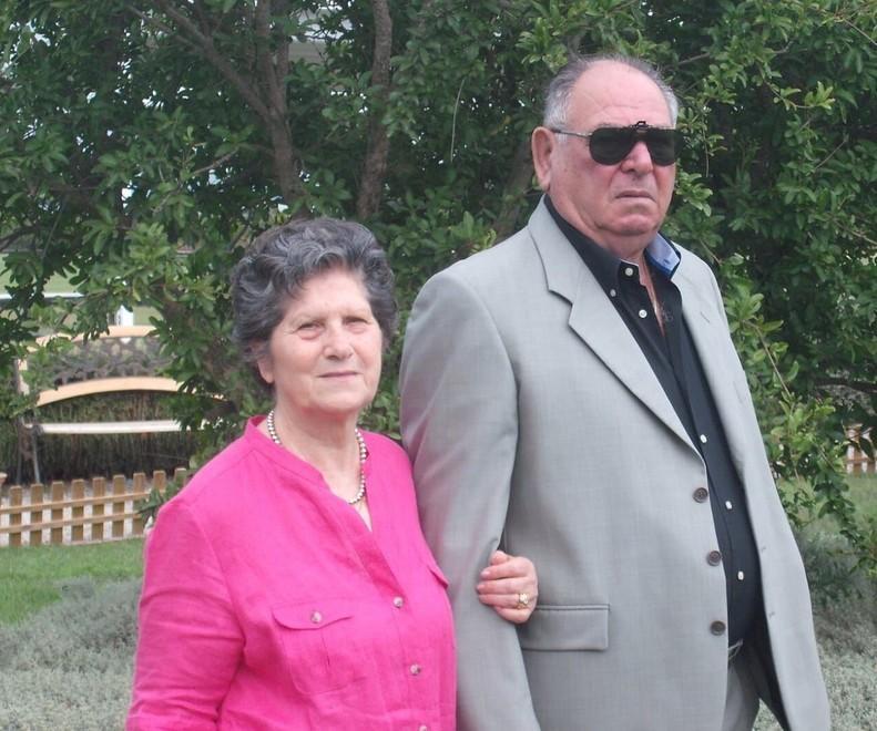 Rosita Ragnini con il marito Emilio Fontana