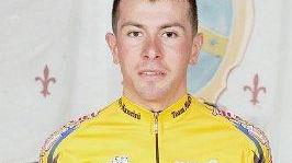 Marco Stefani il 25enne ciclista di Buti che è stato battuto allo sprint dall’ex compagno di squadra Averin