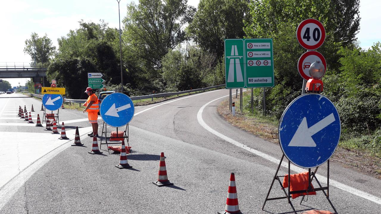 I lavori in Superstrada