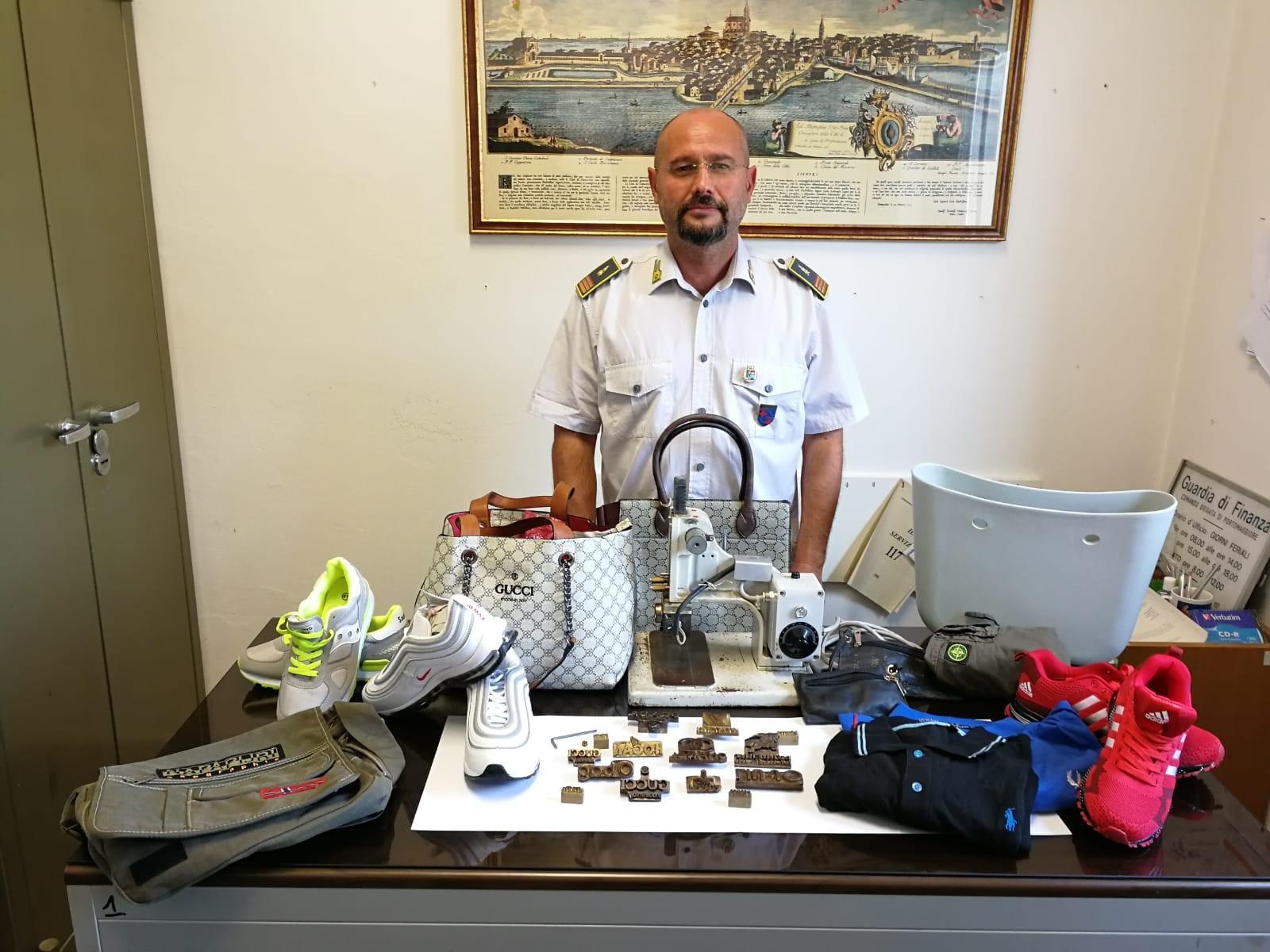 La merce recuperata a Lido Spina