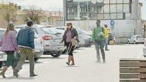 Il parcheggio dell’ospedale in piazza della Solidarietà oggetto della lettera inviata dagli infermieri
