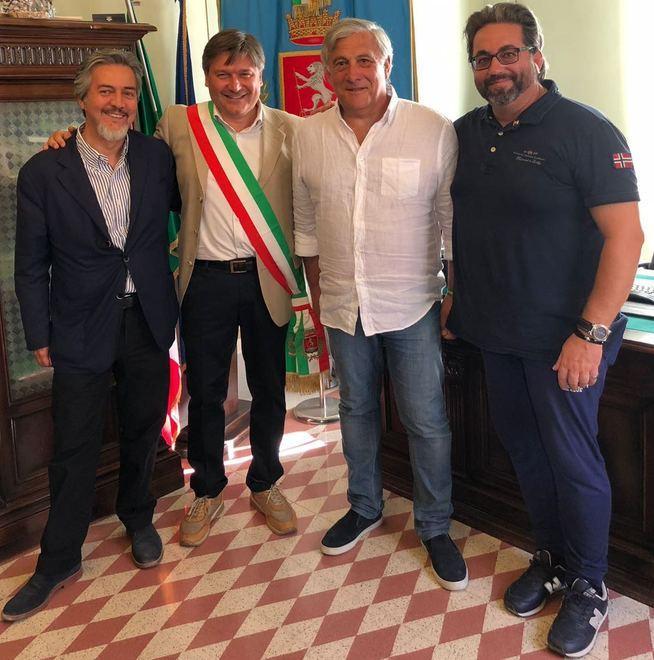 Il presidente Tajani incontra Casamenti «Un grande onore»