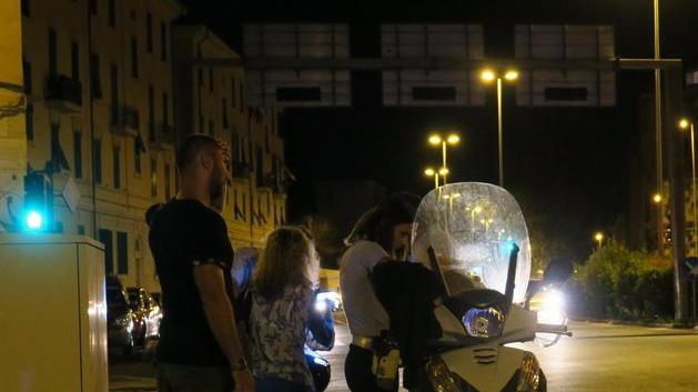 In motorino contro auto: paura alla Guglia