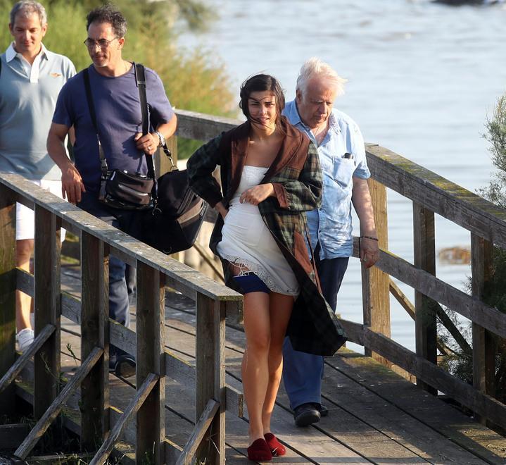 Pupi Avati a Comacchio per le riprese del film "Il signor diavolo"