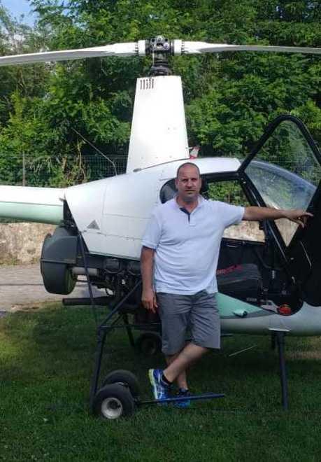 Francesco Barbieri, fondatore del Volo degli Angeli con l'elicottero da usare come terapia