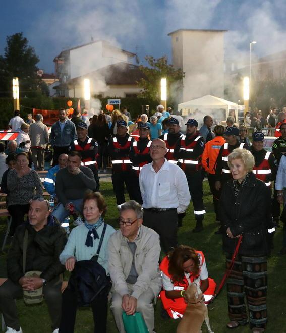 La festa nel settembre scorso per la riapertura del parco di via Cividale dopo i lavori eseguiti dal Comune 