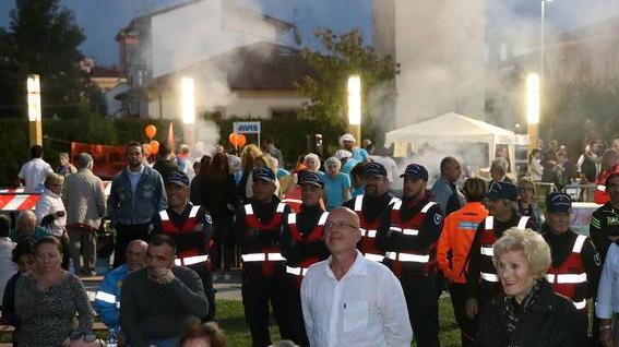 La festa nel settembre scorso per la riapertura del parco di via Cividale dopo i lavori eseguiti dal Comune