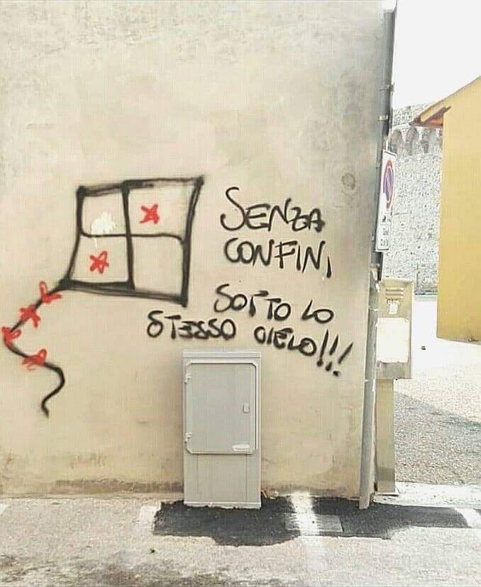 L'immagine dell'aquilone fuori dalla Lazzerini