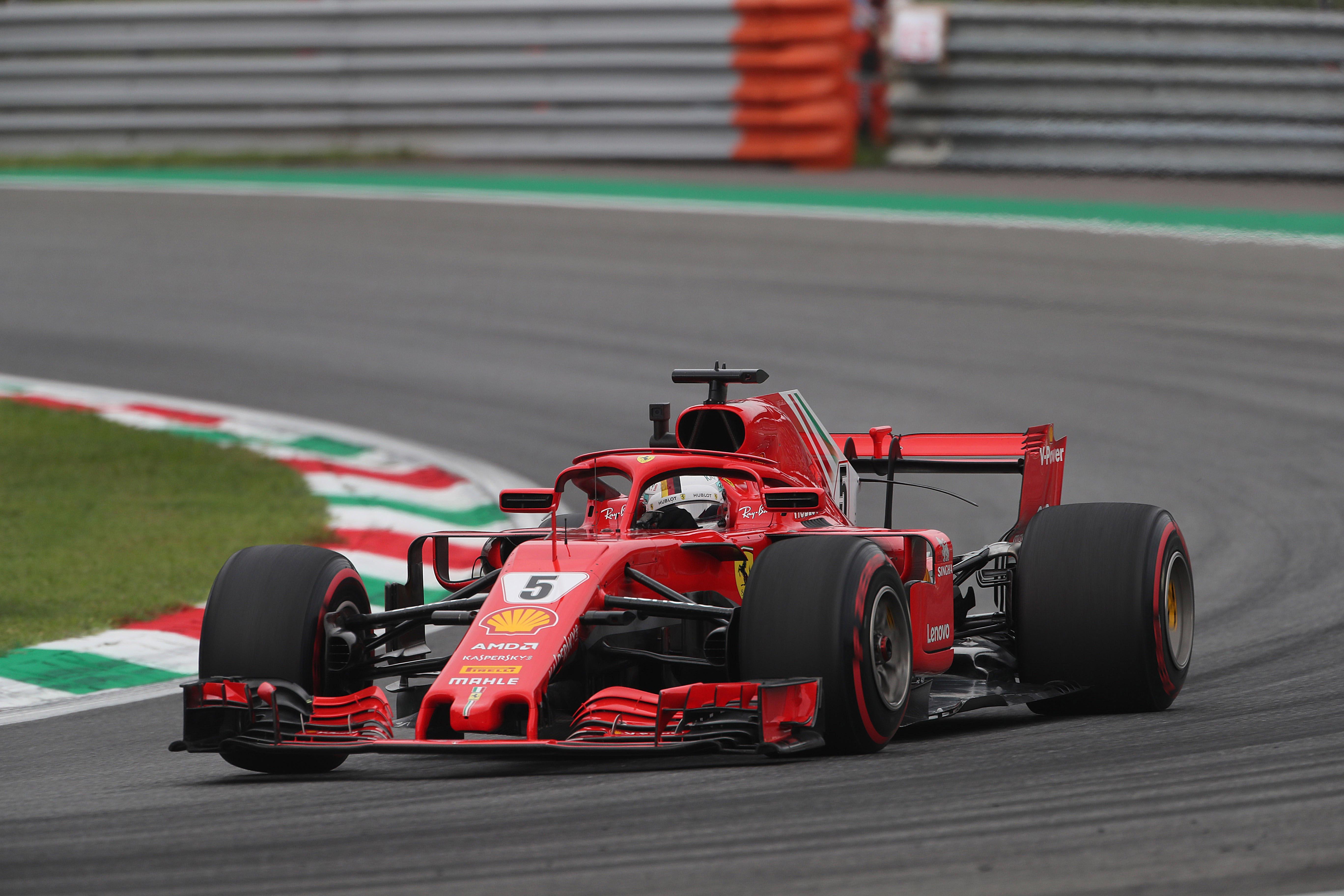 La Ferrari di Vettel