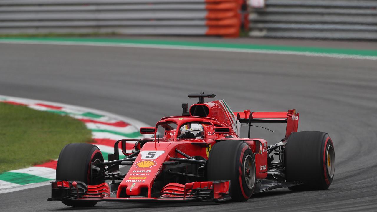 La Ferrari di Vettel