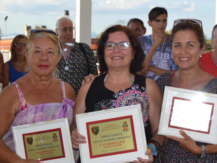Torneo di bocce, spettacolo al Lido del Carabiniere 