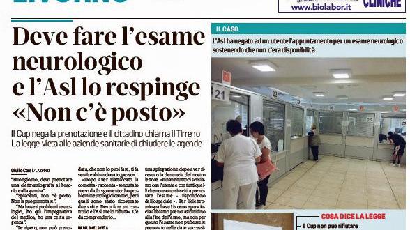 L’Asl riapre tutte le prenotazioni per visite ed esami