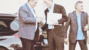 Bortolotti (primo a sinistra) con i suoi soci