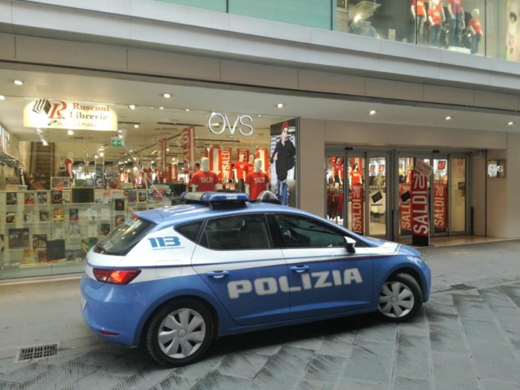 Un controllo della polizia