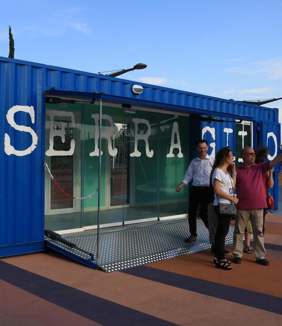 Il container al Serraglio prende vita: in funzione il punto bar e ristoro 