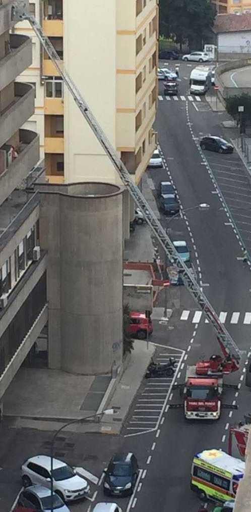 Soccorso acrobatico per una persona colpita da un malore