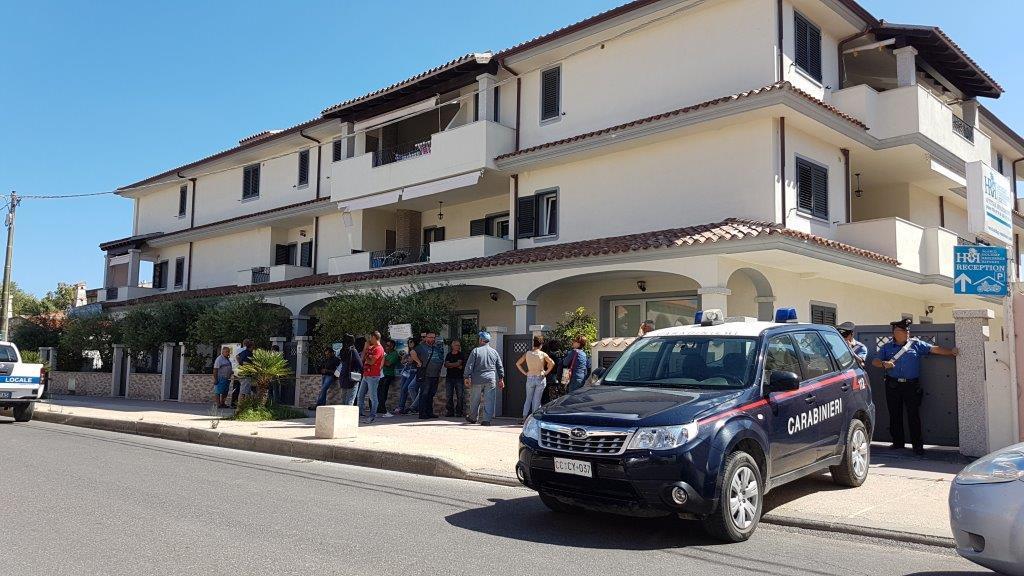 La struttura ricettiva di Orosei dove è avvenuta la tragedia (foto Massimo Locci)