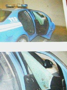 <strong>I DANNI </strong>Al vetro posteriore dell’auto